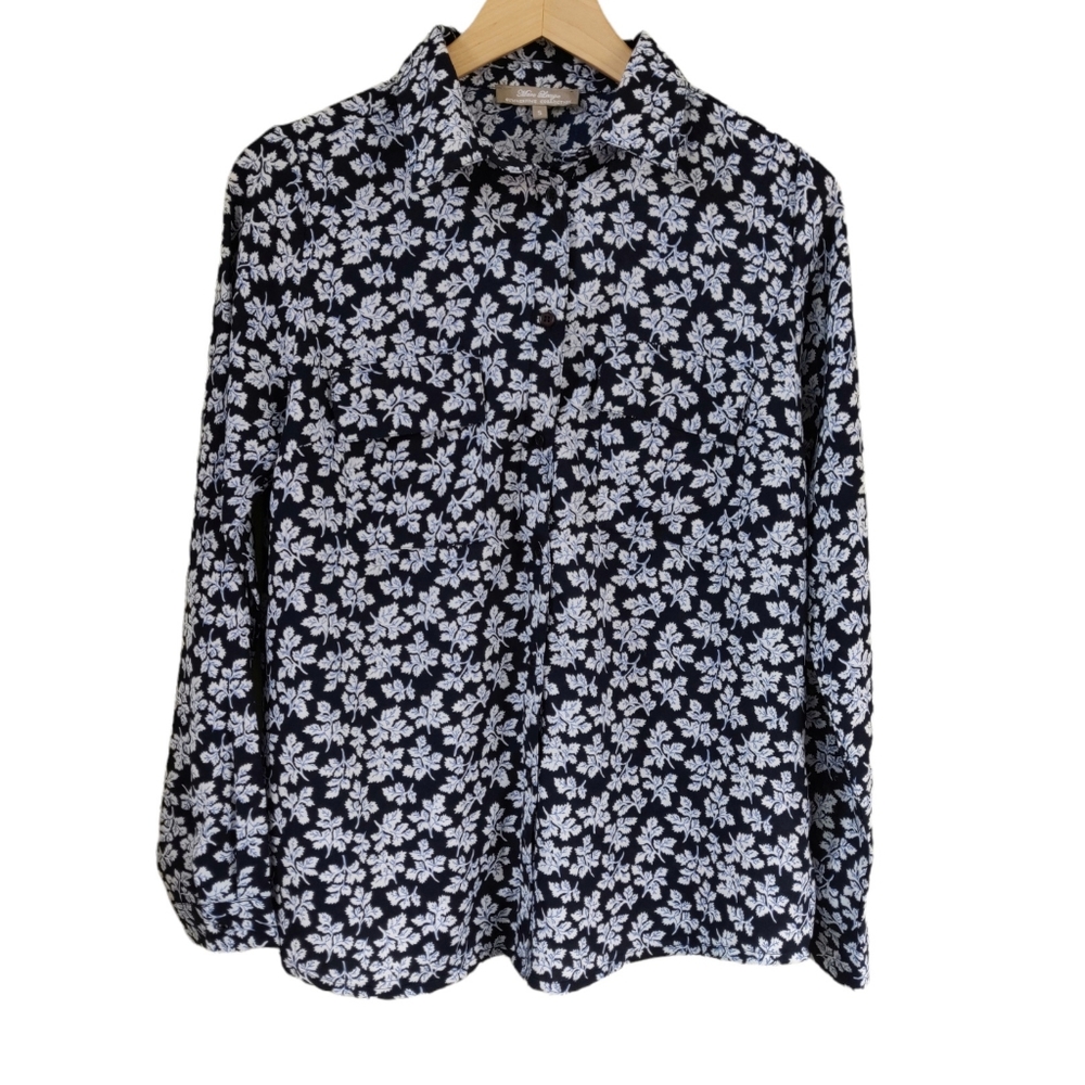 Marc Lauge Summertime Collection Floral Button-up Dress Shirt Small